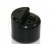 Stepped Top Pump Cap. Black With air vent hole.