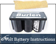 6 Volt Battery Instructions