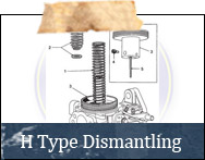 H Type Carburetter: Dismantling