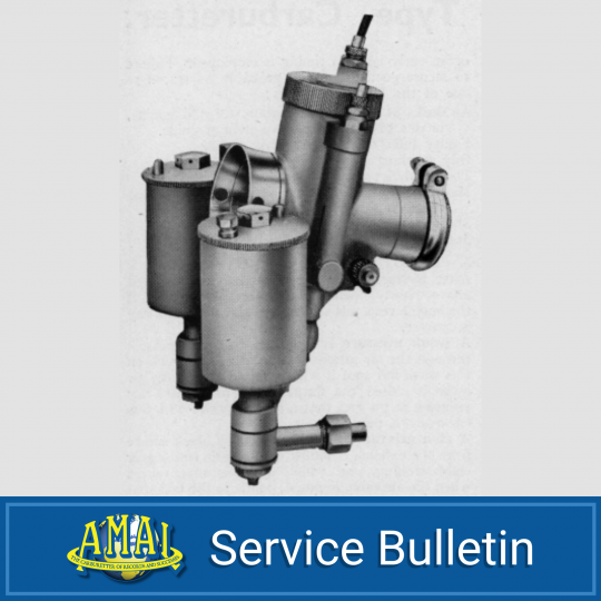 Amal Type 27 Racing Carburetter