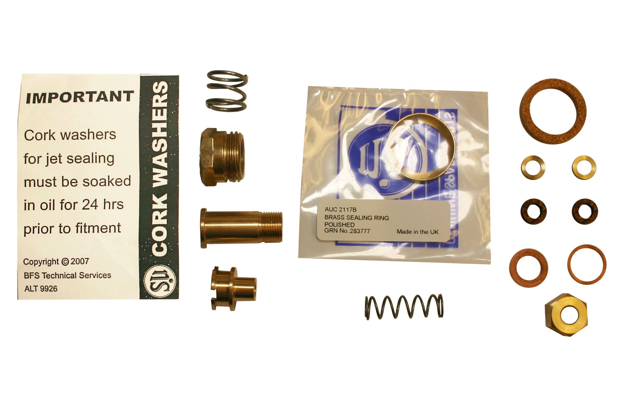 メル70570 Shop our Jet Bearing Kit | WZX 965 | SU Carburetters