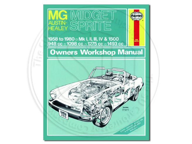 Shop our Haynes Manual, MG Midget 1958 - 80 & Austin Healey Sprit