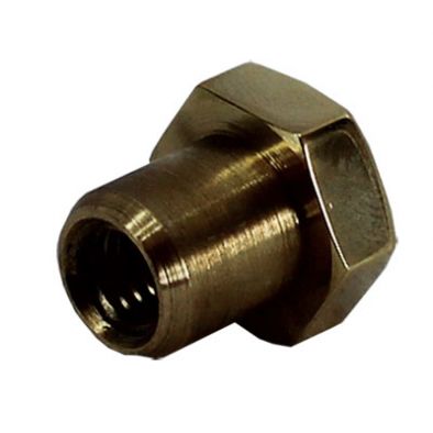 Brass Float Lid Nut - No Overflow Pipe (Short)