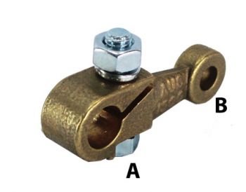 Brass Throttle Lever Assembly - AUE 180