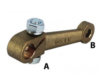 Brass Throttle Lever Assembly - AUE 206