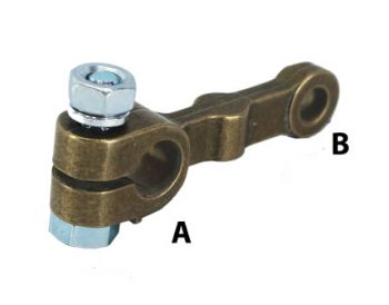 Brass Throttle Lever Assembly - AUE 228