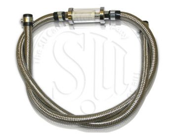 Braided Fuel Hose Kit including Filter 5/16in (8mm)