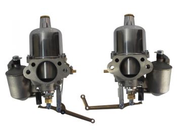 Pair of H6 carburettors for a MGA 'Twin Cam' 4 cyl 1958