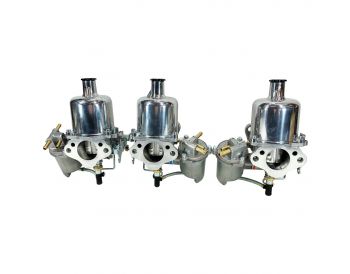 Triple set of HS4 carburettors for a Austin Healey 3000 MK I BN7 & BT7 6 cyl 1961-62