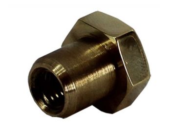Brass Float Lid Nut - No Overflow Pipe (Short)