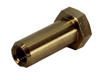 Brass Float Lid Nut - For Use With Overflow Pipe