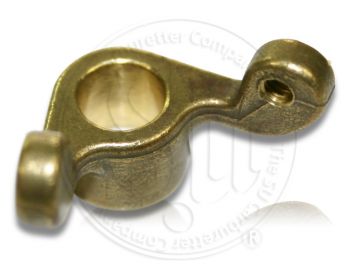 Brass Throttle Stop Right Hand - 1/4" Diameter - AUC 2197