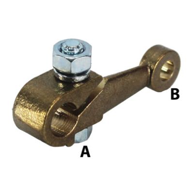 Brass Throttle Lever Assembly - AUE 197