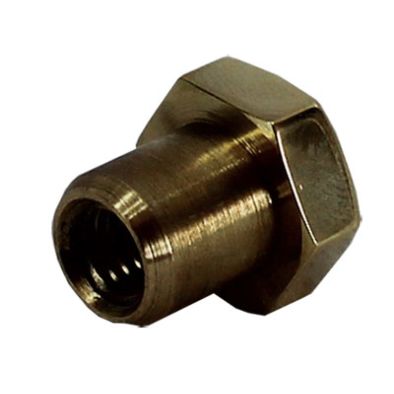 Brass Float Lid Nut - No Overflow Pipe (Short)