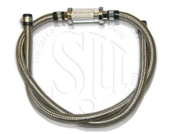 Braided Fuel Hose Kit including Filter 5/16in (8mm)