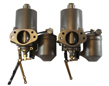 Pair of H8 Carburettors for a Jaguar XK 120  7 & 8:1 Comp Ratio 'C Type' Head 6 cyl 1952