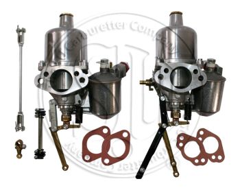 Pair of H4 Carburettors for a Morgan Plus Four 4 cyl 1954-57
