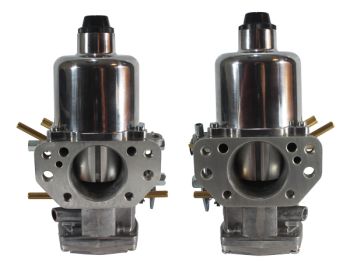 Pair of HIF44 carburettors for a Jaguar 3.4 Litre 6 cyl 1984 Onwards (Manual Choke Conversion)