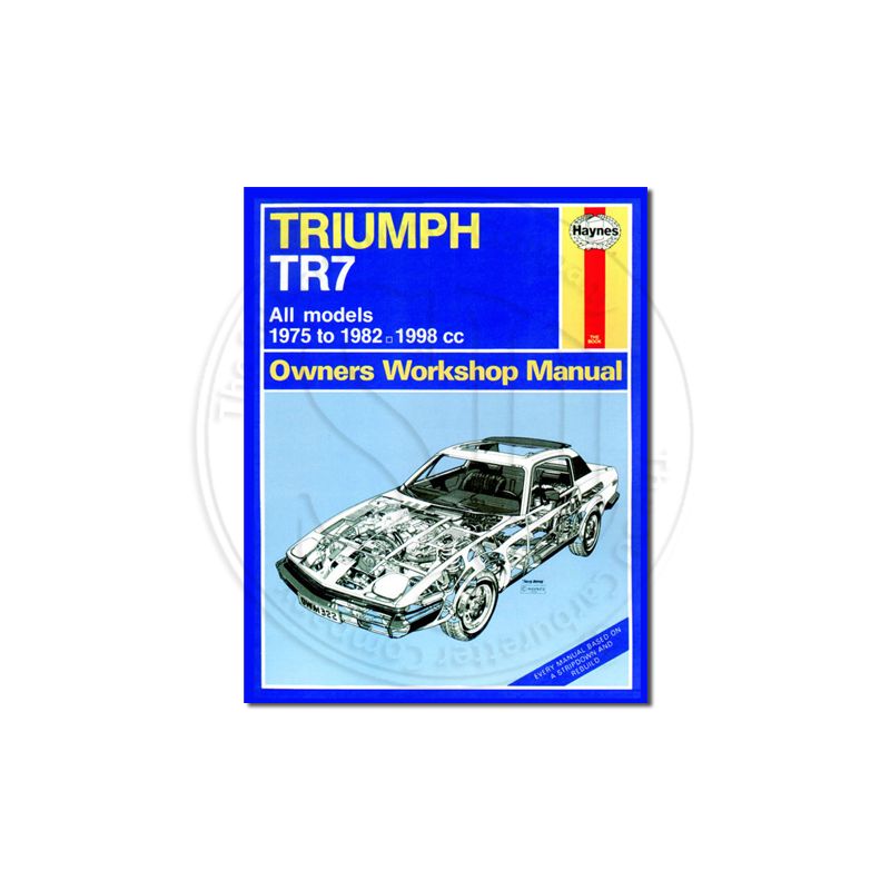 Shop our Haynes Manual, Triumph TR7 1975 - 82 | ALT 9971 | SU